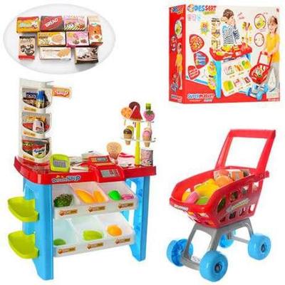 Игровой набор Магазин с продуктами и тележкой 668-22